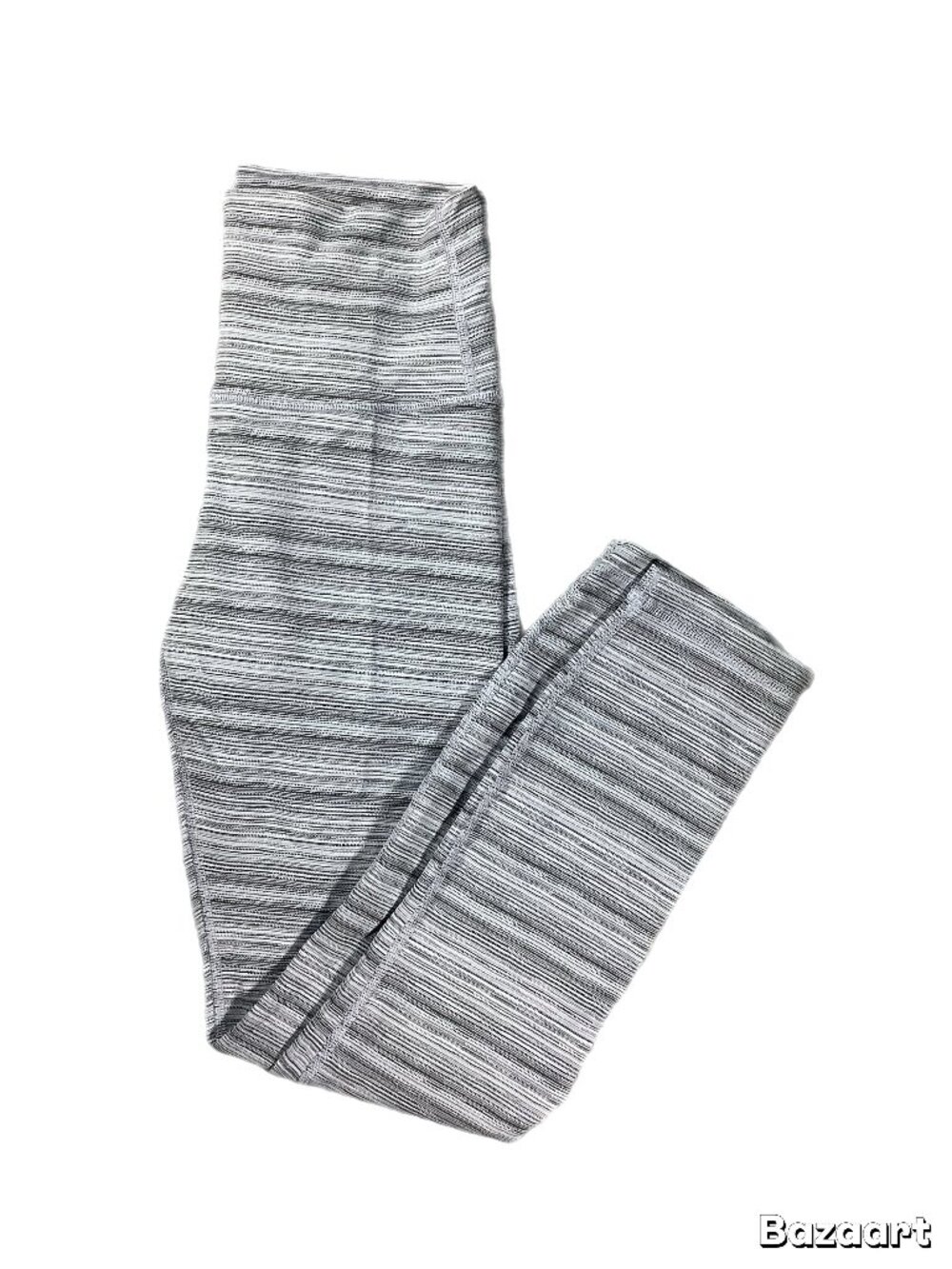 Lululemon High Times Wunder Under Leggings Cyber Stripe Gray Women’s Small